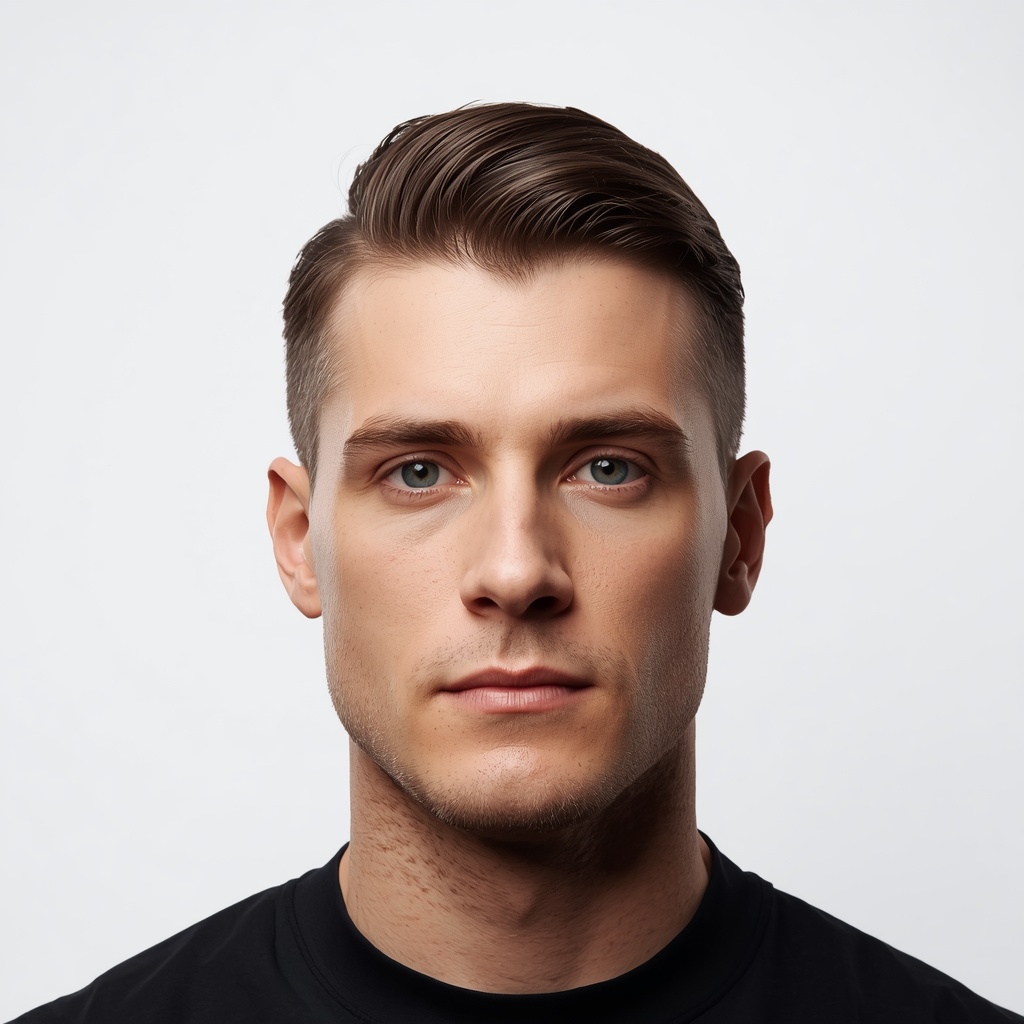 Coupe Classique — Raie sur le côté, style gentleman intemporel.